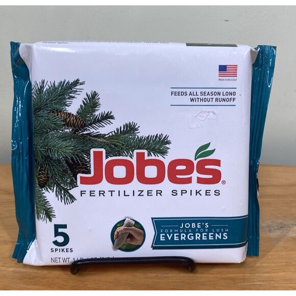 Jobe's Easy To Use Fertilizer Spikes Formula For Lush Evergreens 5 pack - Picture 1 of 8